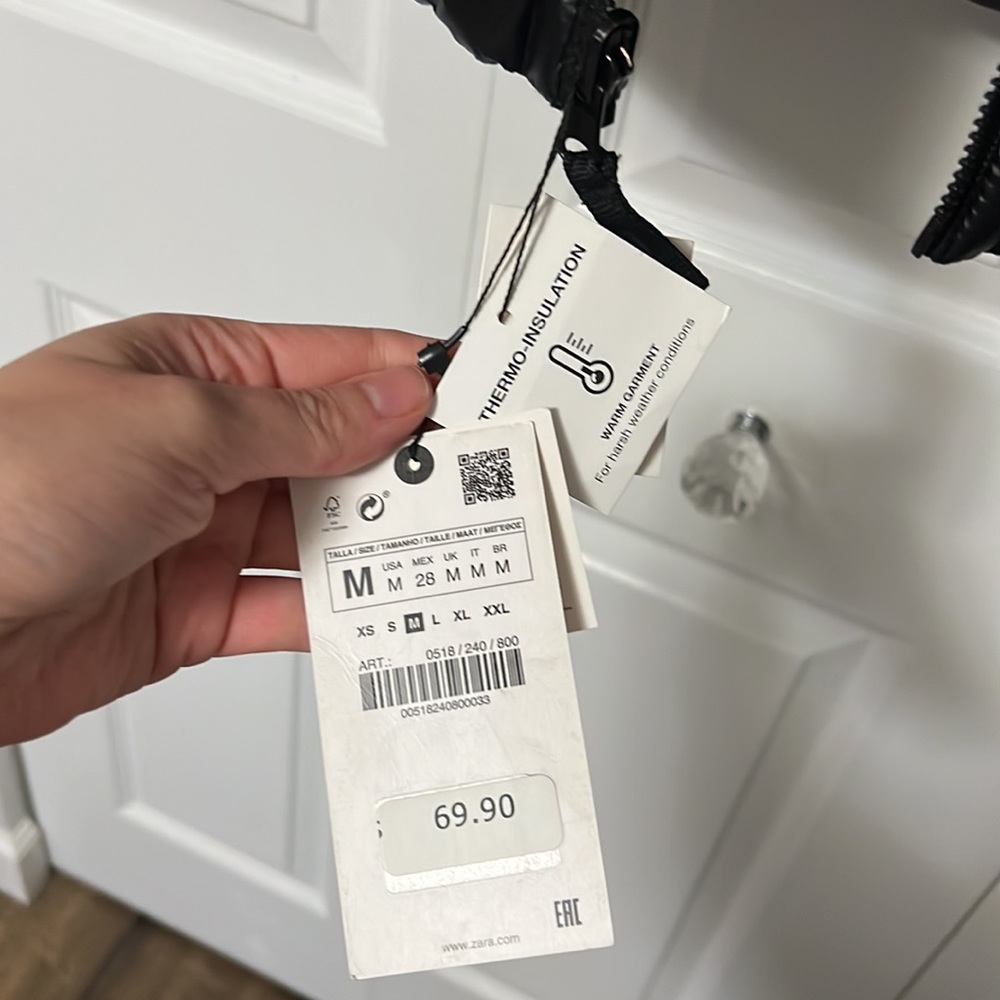 Zara Reversible Puffer Jacket - Picture 4 of 6